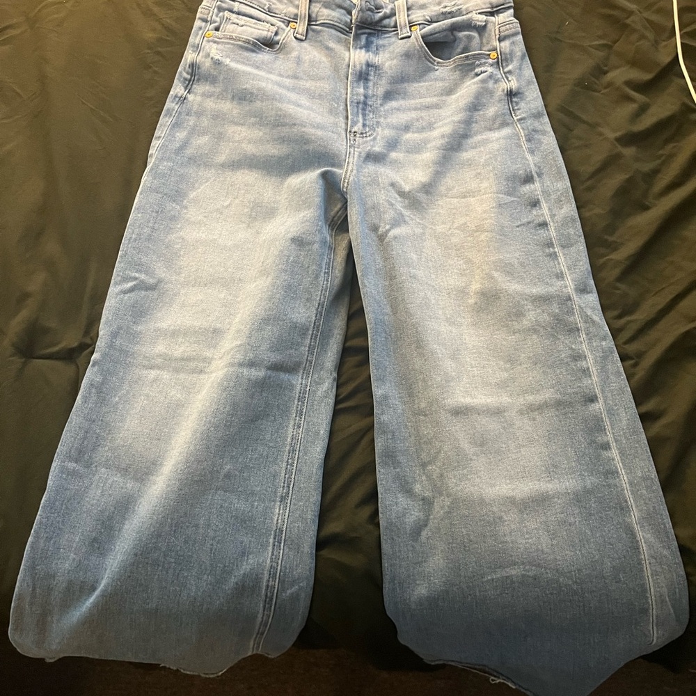 PAIGE Light Blue Flare Jeans